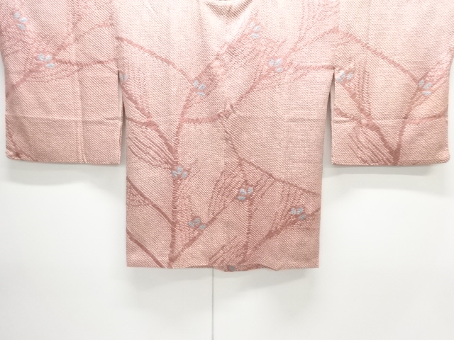 JAPANESE KIMONO / ANTIQUE HON-SO SHIBORI WAKAMATSU PATTERN EHA MICHIYU